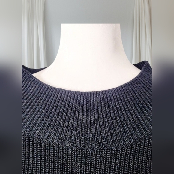 Eileen Fisher Turtle Neck Black Sweater Size 2XL - Picture 5 of 6